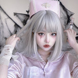 Hivava Kim Angel Harajuku Lolita Bobo Silver Wig