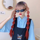 Hivava Kawaii Harajuku Natural Gradient Red Wig