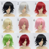 Hivava 9 Colors Cosplay Harajuku Short Wig 30cm