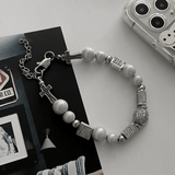 Hivava SKULL PEARL BRACELET