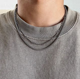 Hivava DOUBLE LAYER TENNIS CHAIN NECKLACE