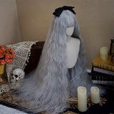 Hivava Cosplay 120cm Extra Long Silver Wig