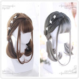 Hivava Grey/Brown Lolita 45cm Daily Wig