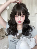 Hivava Casual Series Dark Brown Curly Lolita Wig