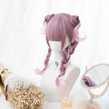 Hivava Pink Gradient Lolita Long Curl Wig