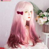 Hivava Lolita Rose Pink Purple Gradient Wig