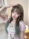 Hivava Casual Series Fantasy Straight Ash Brown Gradient Straight Wig