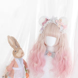 Hivava Cherry Puff Mixed Lolita Long Curl Wig