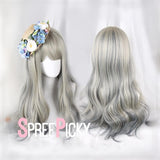 Hivava Grey Lolita Long Curl Wig