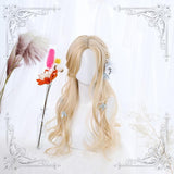 Hivava Lolita Light Blonde Mid Length Curly Wig