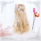 Hivava Lolita Light Blonde Mid Length Curly Wig