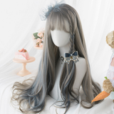 Hivava Brown Blue Mixed Lolita Wig