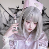 Hivava Kim Angel Harajuku Lolita Bobo Silver Wig