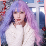 Hivava Alice Bunny Cotton Candy Parted Pastel Purple Pink Lolita Wig