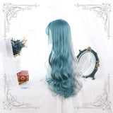 Hivava Green-Grey Mixed Lolita Long Curl Wig