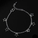 Hivava  -   Bracelets for Women 6X Pentagram Charm Hand Chain Link Orignal Fashion Jewelry With Stamp