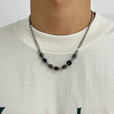 Hivava Black Beads Necklace