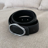 Hivava Black Leather Belt