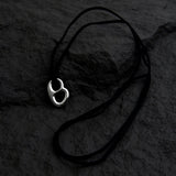 Hivava Black Leather Rope Necklace