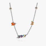 Hivava Color Stitching Necklace & Bracelet