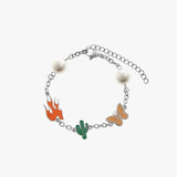 Hivava Color Stitching Necklace & Bracelet