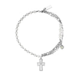 Hivava Cross Pearl Necklace