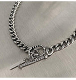 Hivava Cuban Chain Ot Buckle Necklace