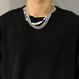 Hivava Diamond Cuban Chain Necklace