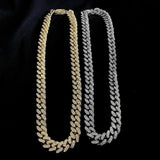 Hivava Diamond Cuban Chain Necklace