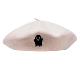 Hivava Ghost Embroidered Beret