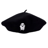 Hivava Ghost Embroidered Beret