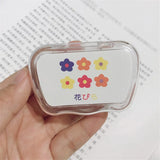 Hivava New Mini contact lens case New small Contact lens case  travel glasses case as gift Contact lens care box