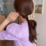 Hivava  -  Fashion flower powerful claw clip medium back head plate hair clip headdress elegant temperament girl hair claw accessories