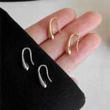 Hivava  -  Water Drop Shape Earrings for Women  Simple Temperament Ins Retro Jewelry Party Birthday Gifts