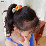 Hivava Knotted Hair Rope Elastic Hair Bands Ties Scrunchie Hairbands Double Knot Women Bow Ponytail Holder Hair Accessories Headdress