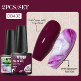 Hivava  -  Blossom Gel Nail Art Transparent Blossom Nail Polish Blooming Smook Effect Flower Gel Polish Soak off UV Nail Glue Gel