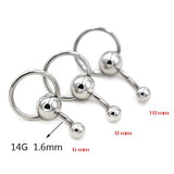 Hivava  6/8/10MM Surgical Steel Navel Piercing Sexy Belly Piercing Ombligo Belly Button Rings Nombril Navel Rings Earrings Body Jewelry