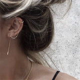 Hivava  -   Cuff Chain Earrings Wrap Tassel Earrings for Women Crawler Earrings Simple Dainty Jewelry Gifts for Mom