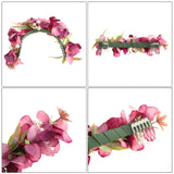 Hivava  -  Women Flower Hair Combs Fashion Ponytail Hairpins For Girls Wedding Hair Accessories Princess Chic Hair Combs