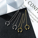 Hivava  -   Cuff Chain Earrings Wrap Tassel Earrings for Women Crawler Earrings Simple Dainty Jewelry Gifts for Mom