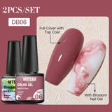 Hivava  -  Blossom Gel Nail Art Transparent Blossom Nail Polish Blooming Smook Effect Flower Gel Polish Soak off UV Nail Glue Gel