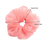 Hivava Headwear Organza Scrunchie Hair Ring Bands Ties For Girls Ponytail Holders Elastic Hairbands Elastic Hairband Hair Accessories