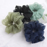 Hivava Headwear Organza Scrunchie Hair Ring Bands Ties For Girls Ponytail Holders Elastic Hairbands Elastic Hairband Hair Accessories