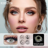 Hivava  2pcs Color Contact Lenses Brazil Girl Series Soft Colored Lenses Cosmetic Eye Lenses Color Contact Lenses for Eyes