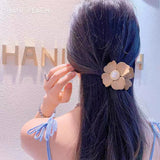 Hivava  -  Fashion flower powerful claw clip medium back head plate hair clip headdress elegant temperament girl hair claw accessories