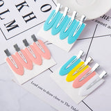 Hivava 4pcs/Set No Bend Seamless Hair Clips Side Bangs Fix Fringe Barrette Makeup Washing Face Accessories Women Girls Styling Hairpins