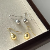 Hivava  -  New Water Drop Minimalist Earrings Female Design Gold Color Cool Style Metal Earhook Earnail Eardrop