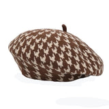 Hivava Houndstooth Beret