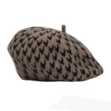 Hivava Houndstooth Beret