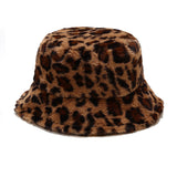 Hivava Leopard Fluffy Bucket Hat